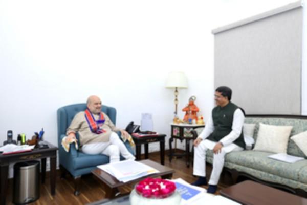 Talks between Amit Shah and Tripura CM